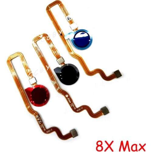 For Huawei Honor 8X Max Fingerprint Sensor Flex Cable Home Back Button Key Touch ID Repair Parts
