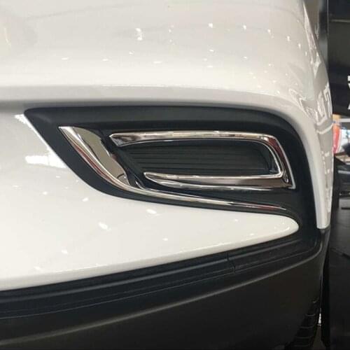 For Opel Mokka Buick Encore 2016 2017 2018 ABS Chrome Front Fog Light Lamp Cover trim car styling Accessories 2PCS