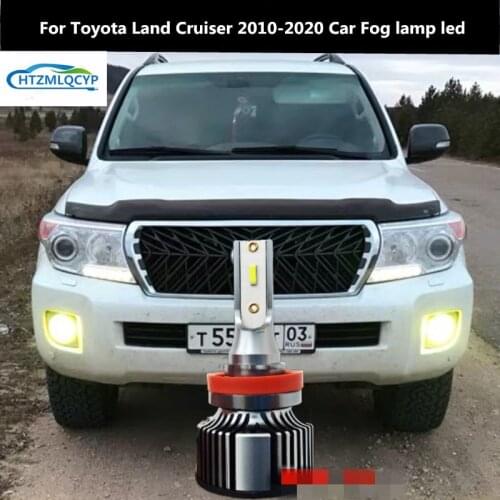 For Toyota Land Cruiser 2010-2020 Car Fog lamp led 12V 6000K 30W modified lights Land Cruiser