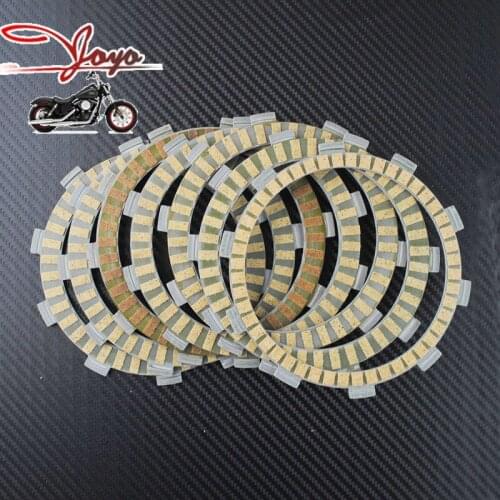 Motorcycle Paper-based Wet Clutch Friction Plates For Street/Vintage/Dirt CB350F CB400T CM400 CB450 CM450 FT500 XL500R/S