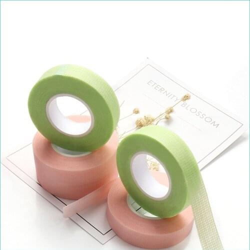 Eyelash Extension Green Tape Sticker Isolation With Holes Breathable Sensitive Resistant Non-woven Patches Eye Pads Makeup Tool