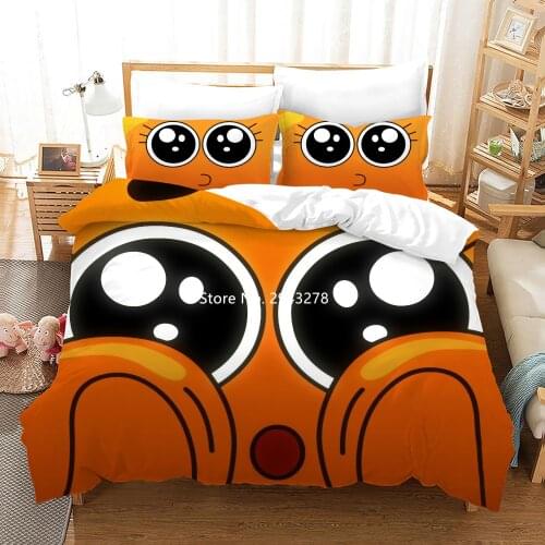 Cute Amazing Chewing Gum Bedding Set Super Cute Duvet Quilt Cover Sheet Linen Quilt Cover Pillowcase Adult Children Bedding