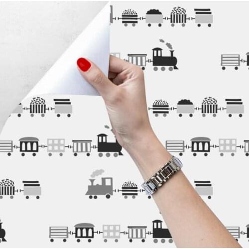 Wallpaper Cartoon Wall Sticker for Kids Childrens Room Boys Girls Bedroom Contact Paper Waterproof Vinyl Decorative Film Mural