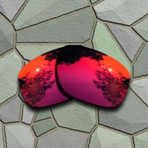 Violet Red Sunglasses Polarized Replacement Lenses for Oakley Sliver