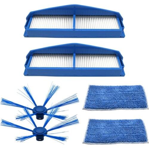 HEPA Filter+ Side Brush +mop cloth For Philips FC8794 FC8796 FC8007 FC8792 Vacuum Cleaner Replacement Spare Parts