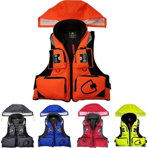 L-XXL Size Adult Fishing LifeVest Outdoor Water Sports Safety Life Jacket For Boat Drifting Survival Swimwear Colete Salva-Vidas