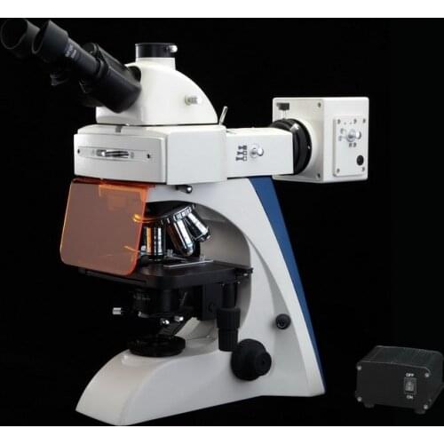 Trinocular LED fluorescence Microscope EUM-5000FLED with LED fluorescence excitation