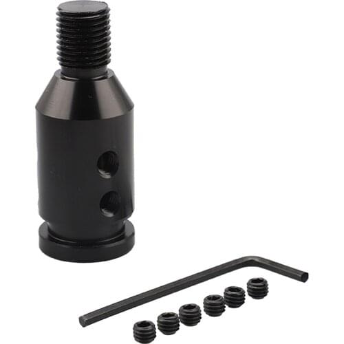 Universal Aluminum Shift Knob Adapter 12x1.25mm For Non Threaded Shifters