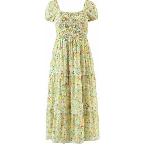 Летние платья миди Zisanium China At AliExpress