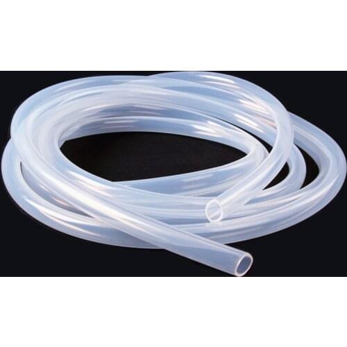 1PC 5Meter Food Grade Clear Transparent Silicone Rubber Hose 3 4 5 6 7 8 mm Out Diameter Flexible Silicone Tube