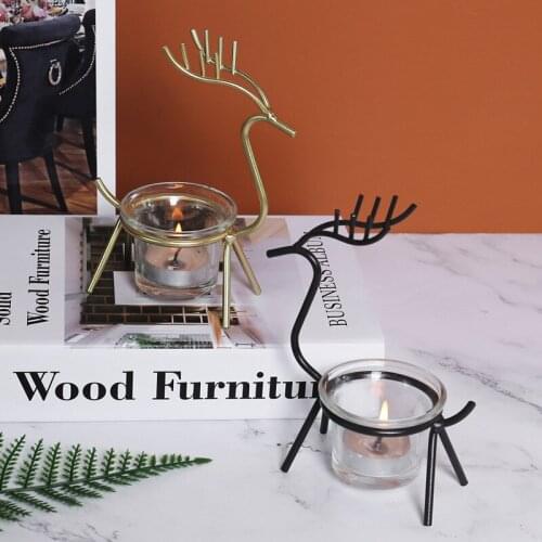 2021 Hot Sale Nordic Iron Props Romantic Lamp Candle Holder Home Decoration Wedding Candle Holder Wedding Room Decoration