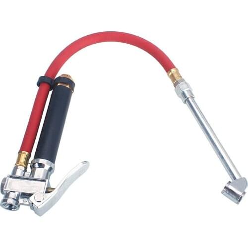 Car Air Tire Pressure Filler Dual Chuck Inflator Car Gauge 12" 120PSI Compressor Hose Multifuction Car Accessories