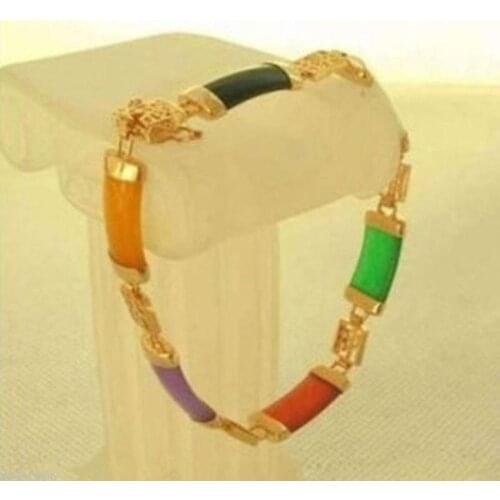 Free shipping>>PRETTY new good COLORFUL Selling Jadeite BANGLE BRACELET