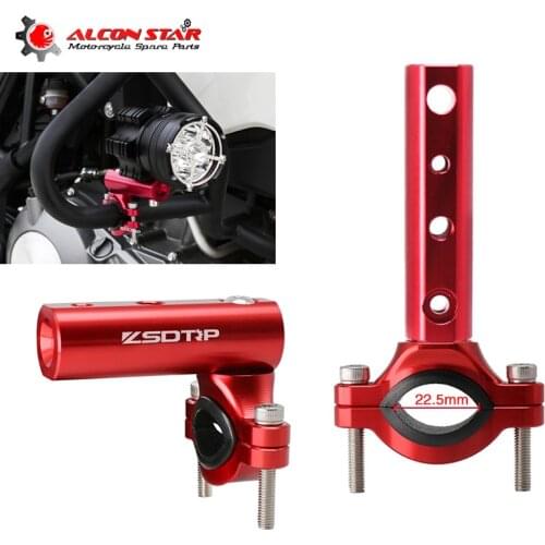 Alconstar Color Motorcycle Expansion Rack Rear View Handlebar Mirror Mount Adapter Motorbike Light Expansion Bracket