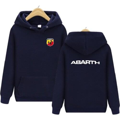 Mens Hoodies Sweatshirts Abarth Scorpion Logo Youth Streetwear Men Pullover Spo Rtwear Winter Hood Jersey S--XXXL