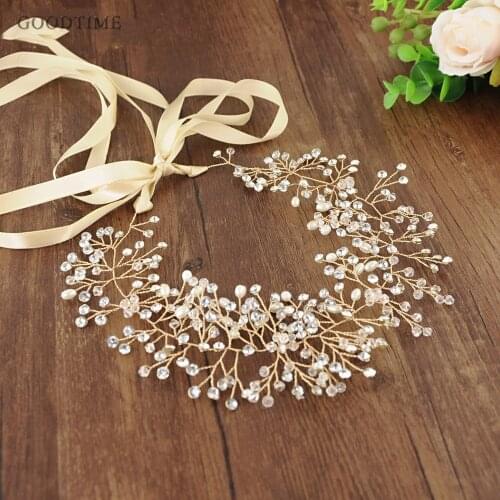 Elegant Wedding Belt Crystal and Pearls Thin Belt Headwear For Girls Crystal Sash For Woman Evening Party Dress Belt For Party