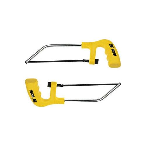 6" 150mm Aluminum Alloy Mini Hacksaw Frame with Dual Color TPR Handle