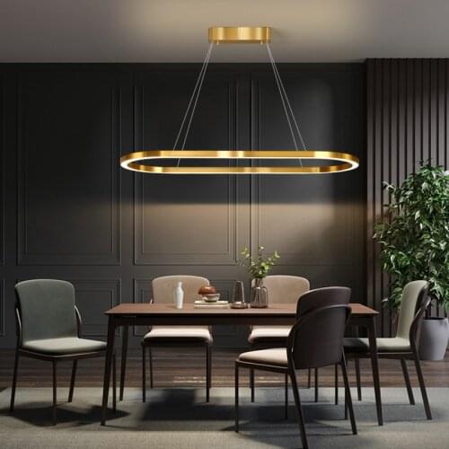 Dining room chandelier modern minimalist light luxury lamps personality creative new Nordic living room lights