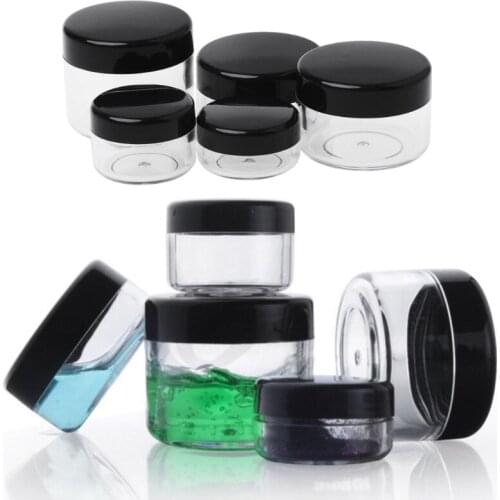 Makeup Jar Mini Sample Bottle Travel Cosmetic Pot Face Cream Container Nail Box 3/5/10/15/20g