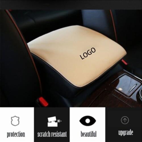 Central Armrest Box Cover For Nissan Patrol Y62 Armada 2013 2014 2015 2016 2017 2018 2019 2020 Protective Decoration Accessories