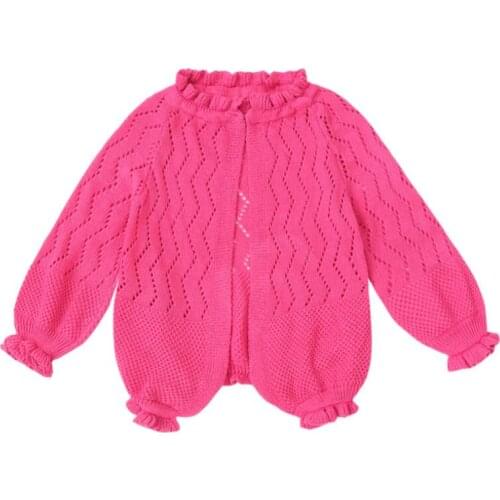 2-12 Years Autumn 2020 Baby Toddler Clothes Girls Sweaters Cardigan Knit Jacket Coat Children Outerwear Kids Sweater Cardigans