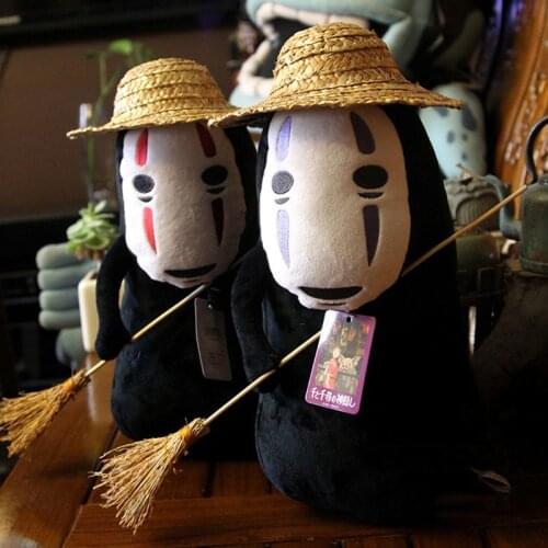 Ghibli Spirited Away Kaonashi No Face Plush Toy Stuffed Dolls 23cm Limited Edition Collectible Dolls