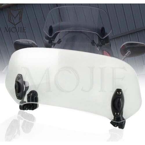 Motorcycle Windshield Extension Spoiler Windscreen Air Deflector For YAMAHA FZ-S 150 16 FZX 250 GTS1000A YP 400 MAJESTY MT01