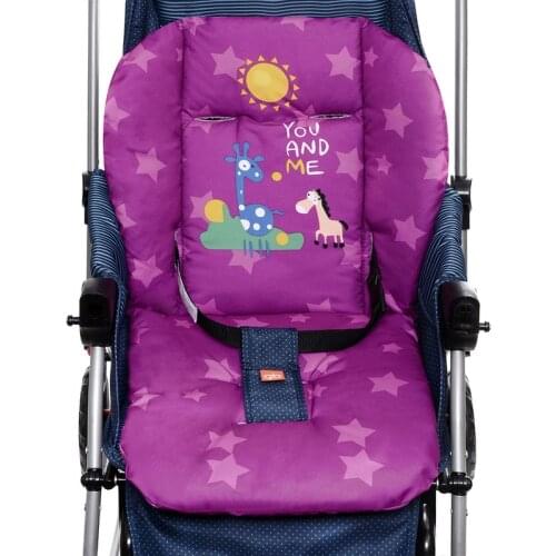 Cartoon Baby Stroller Cushion Universal Pram Seat Cover Thick Baby Diaper Pad Baby Carriages Seat Pad Stroller Mat Accessories