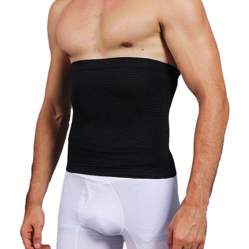 Waist Trimmer for Men Body Shaper Girdle Widening Sweat Belt Waist Trainer Cincher Weight Loss Back Support Tummy Shapers