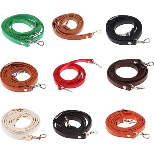 Womens Handbag Replacement Strap Soft PU Leather Bag Strap Handle Adjustable Bag Belt Bag Accessories Purse Crossbody Strap