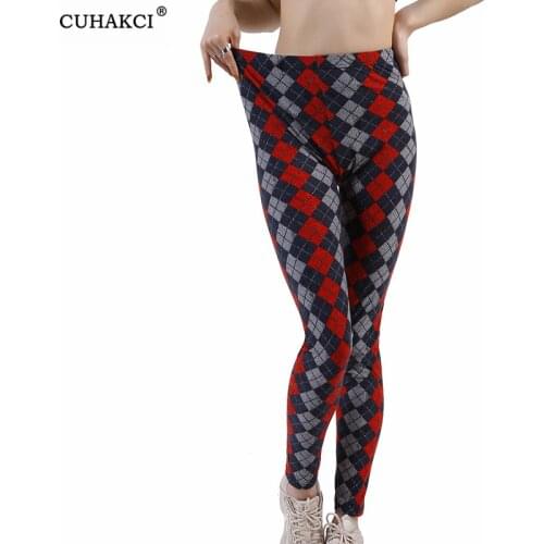 CUHAKCI Female Leggings Clothing 2021 New Women Fashion Print Trousers Casual Hip Slimming High Elastic Ladies Breathable Pants
