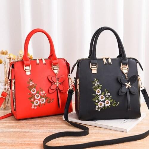 Womens Bags 2020 Autumn New Womens Handbag Casual Shoulder Bag Large Capacity PU Leather Portable Diagonal Bag