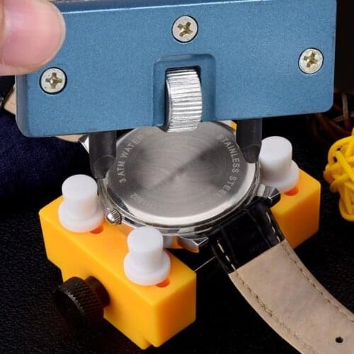 2pcs/set Watch Watchmaker Press Manual Case Back Adjustable Repair Tool Holder Opener Remover