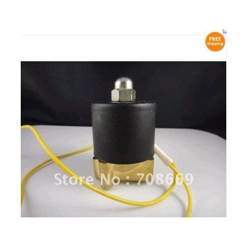 24V DC 2W 1/4" Electric Solenoid Valve for Train Water Air Pipeline