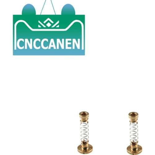 2PCS T8 Spring Loaded Anti Backlash Nut for 8mm Acme Threaded Rod Lead Screws DIY CNC 3D Printer Parts