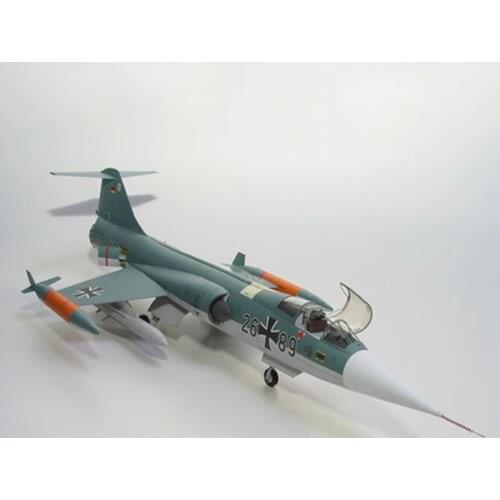 1:33 F-10 Fighter Skyknight Willie The Whale DIY 3D Paper Card Model Building Sets Construction Toys Military Model 50*19*12cm