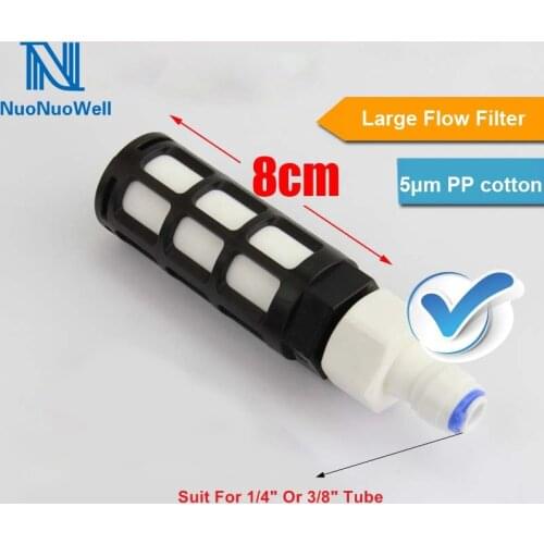 NuoNuoWell Brand Aquarium Pump Pre-Filter 1/4'' 3/8'' Pipe Tube Coupling Connector Fish Shrimp Protect Water Purifier Tools