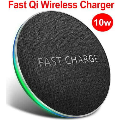 10w Qi Wireless Charger For iPhone 8 Plus X XS XS MAX Wirless Charger Pad For Samsung S8