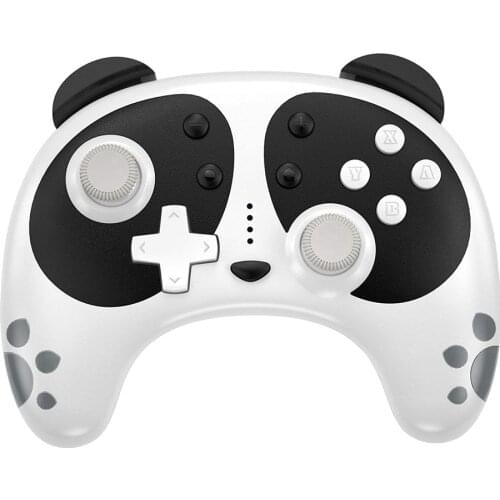 For Nintendo Switch Windows PC TravelD Wireless Bluetooth Panda Gamepad Joystick Console Remote Controller Pro Wake Up Gamepads