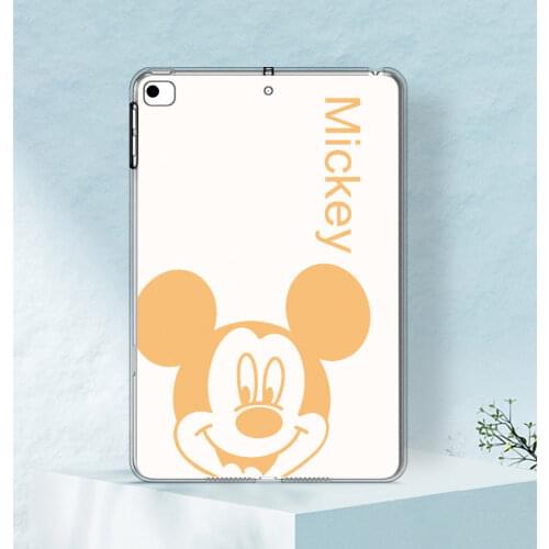 Disney Mickey Light Golden Silicone Cover for IPad 10.2 2019 IPad 2 3 4 9.7 2017 2018 IPad Air 2 9.7 iPad Pro Tablet Case