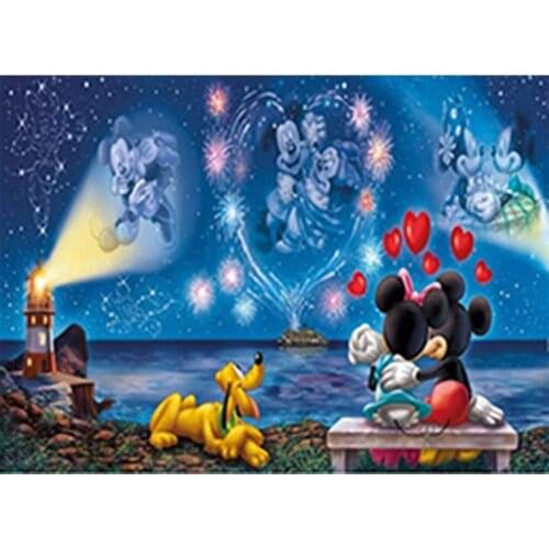 Disney Diamond Painting Full Square Drill Cross Stitch Animal Diamond Embroidery Sale Mosaic Crafts Kit Full Round
