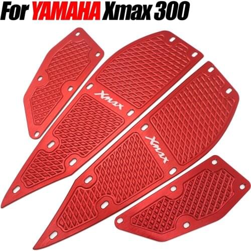 For Yamaha Xmax 300 Foot Pegs Plates X Max 300 Footrest Step Pads Xmax 300 for Yamaha Motorcycle Cnc Accessories