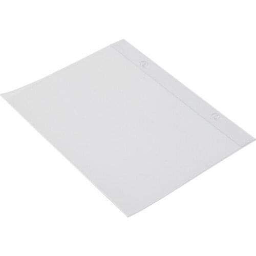 Shelf Labels Sleeve Premium Plastic Retail Price Tag Holder Paper Card Snap Lock Closure For Wire Shelves Baskets