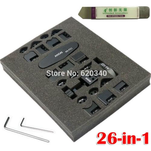 26 in 1 iphone gTool iCorner B-Series GB1100 For iPhone 5 5S 6 plus iPad 2 3 4 mini iPod 4 Corner Sidewall Bend Fix Repair Tool