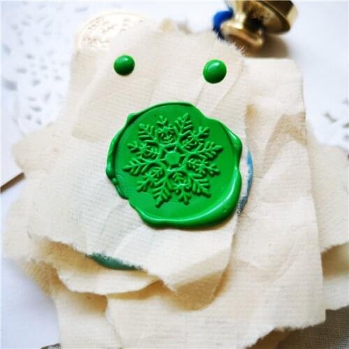 Customize DIY brass snowflake stamp head personalized Sealing Wax/wedding Wax Seal Stamp invitation stamp