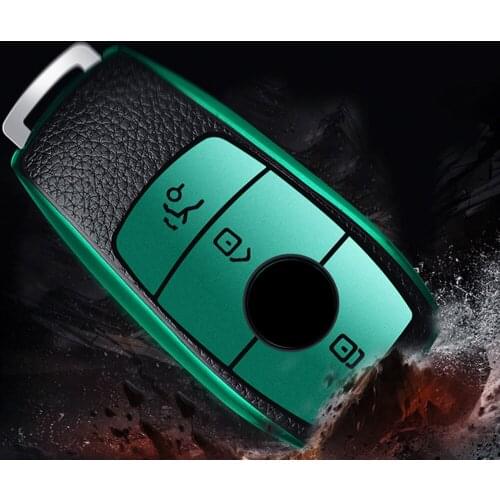 Carmilla TPU Leather Car Key Cover Case Holder Protective Bag for Mercedes Benz E S GLE Class A220 W213 E200 E300 E220 E320 E260
