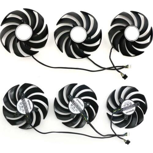 Durable Graphics Card Cooling Fan Replacement Video Card Cooler Fan for MSI RX6800XT 6900XT GAMING TRIO Accessories