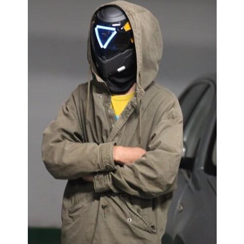 High Quality Game Overwatch Ana Amari Cosplay Mask Ana Amari Shrike Skin Halloween Party Costume Cosplay Mask Prop With Led