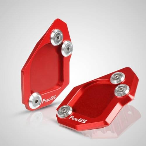 Motorcycle Side Stand Extension Pads For BMW F650GS F650 GS F 650GS 650 GS 2007-2014 Kickstand Protector Enlarger Support Plate