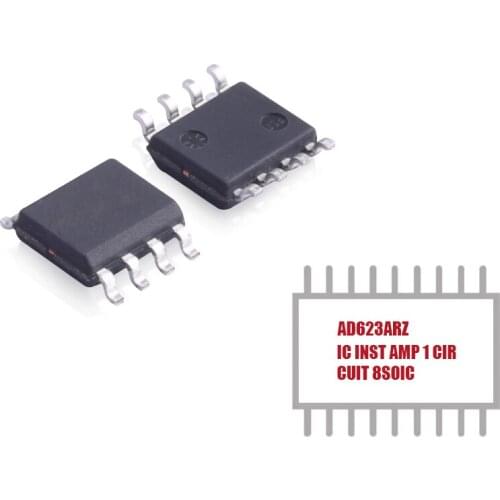 My Group Asia 1PCS AD623ARZ IC Instrumentation Amplifier 1 Circuit Rail-to-Rail 8-SOIC INST AMP 1 CIRCUIT
